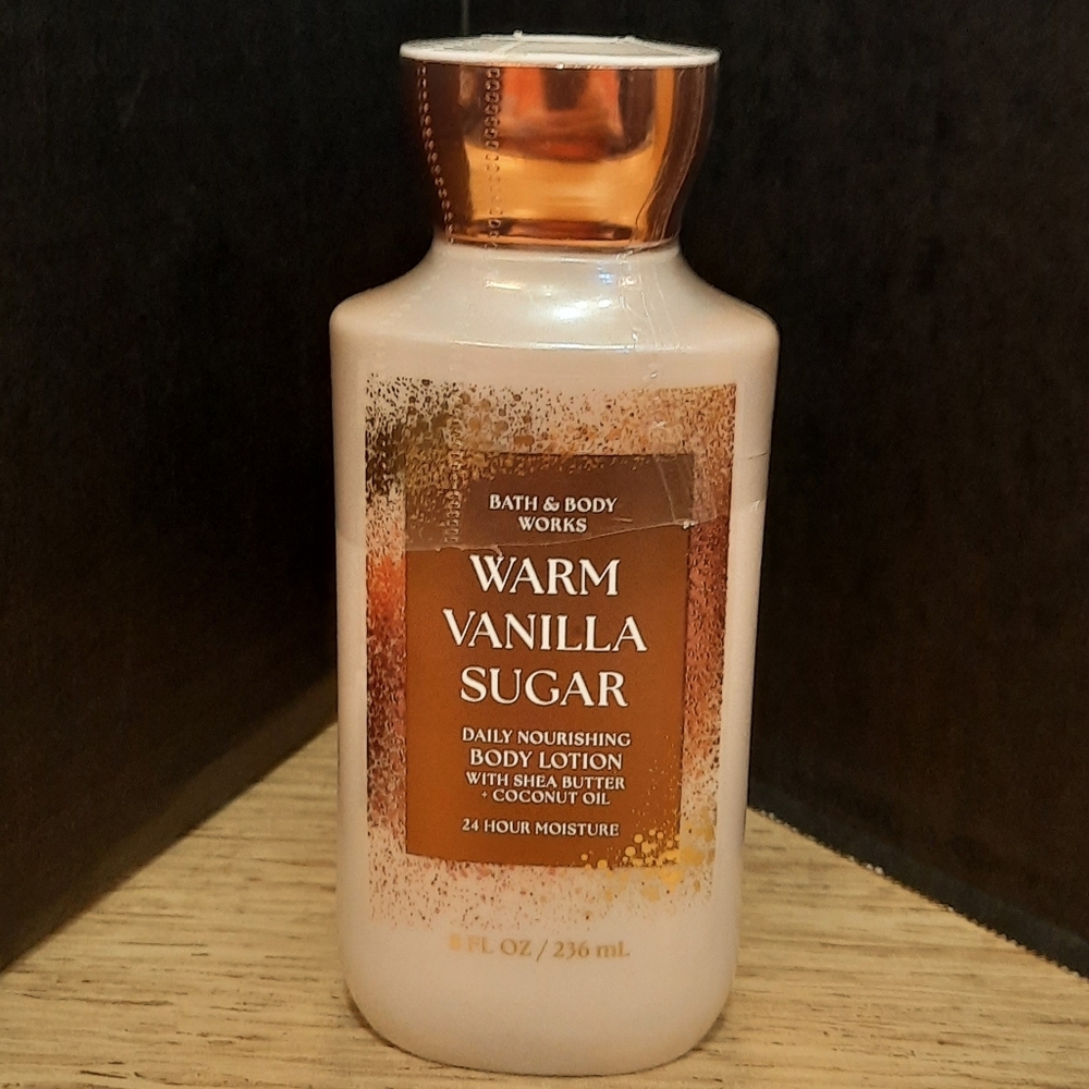 "WARM VANILLA SUGAR"  BATH AND BODY WORKS